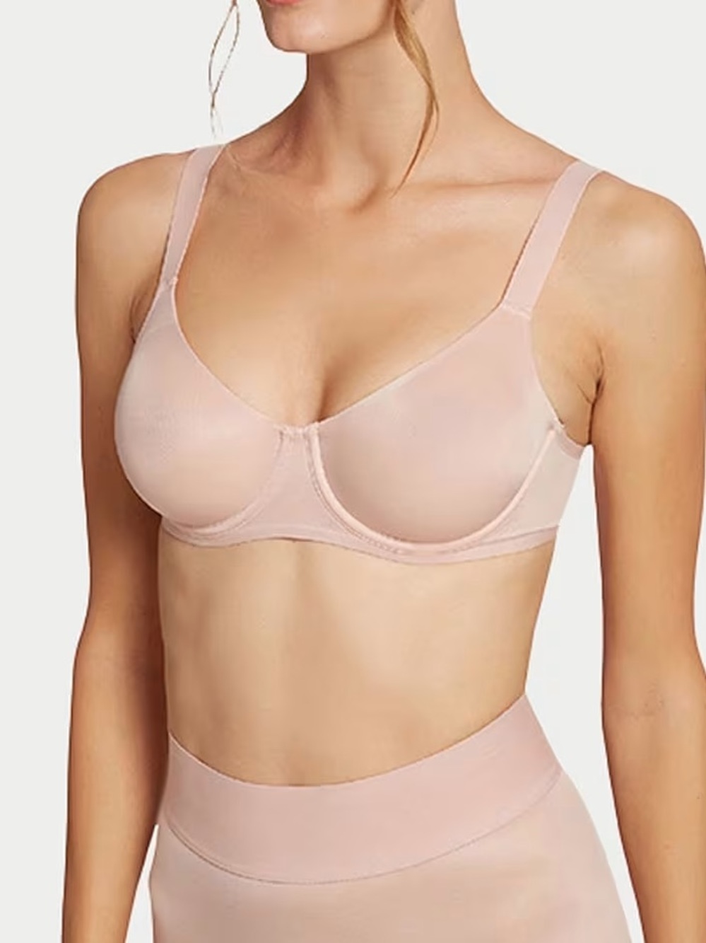 Wolford Sheer Touch Bra in Rose